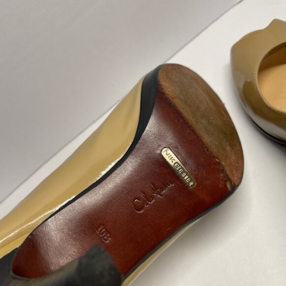 Cole Haan peep-toe patent leather pumps (size 10) - Picture 5 of 7